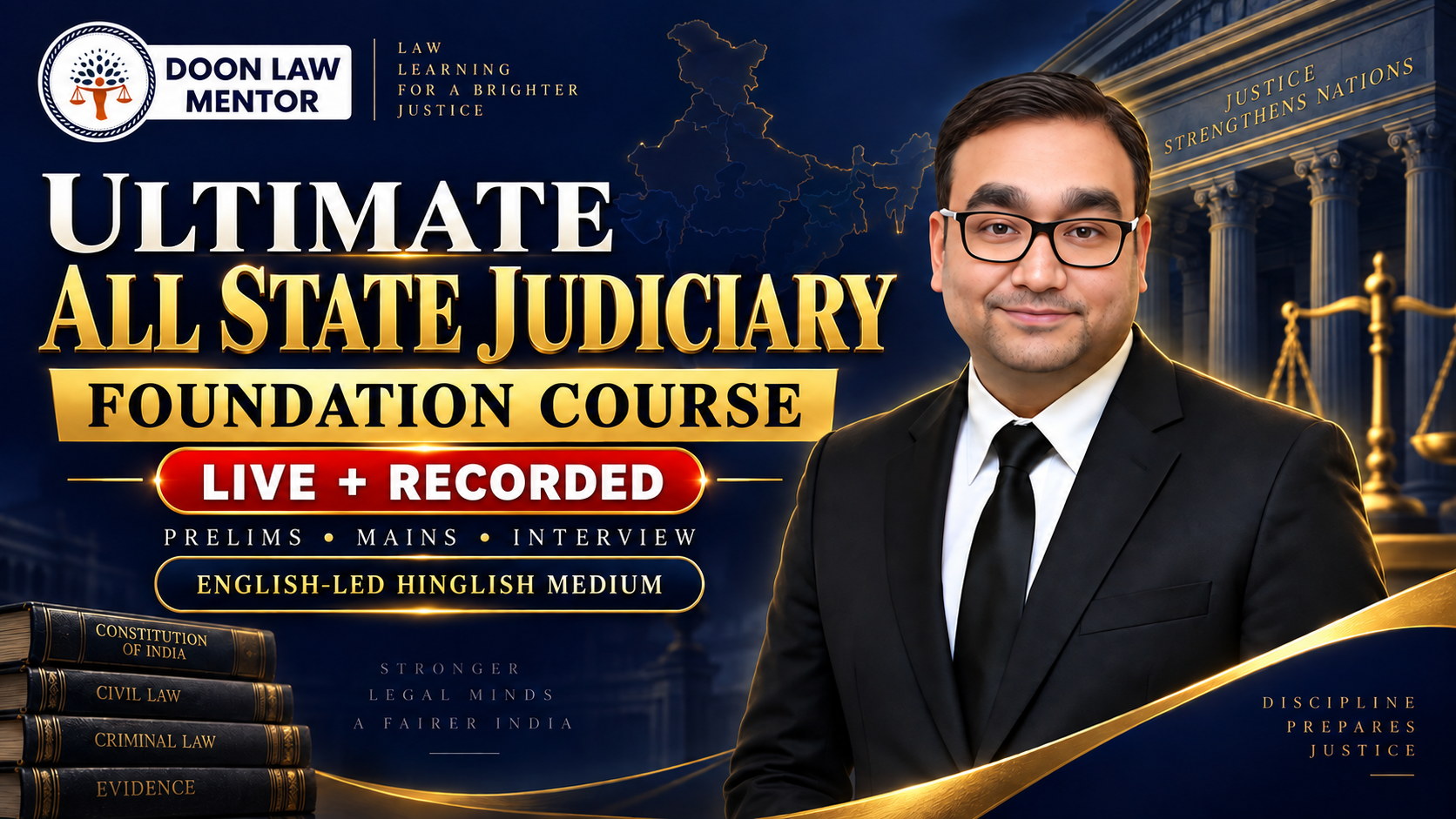 Ultimate All State Judiciary Foundation Course - Live + Recorded