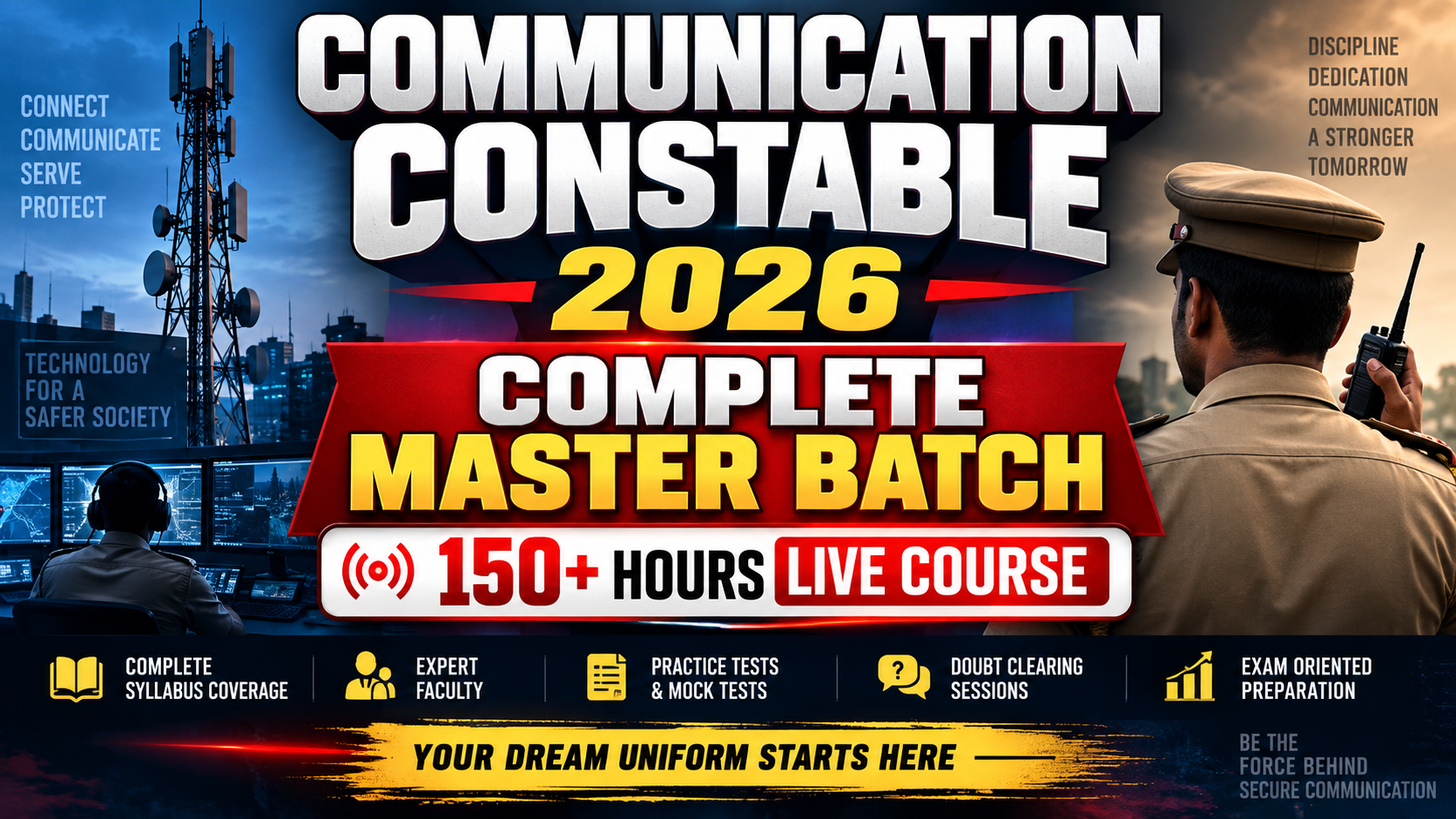 COMMUNICATION CONSTABLE 2026 | COMPLETE MASTER BATCH | 150+ HOURS LIVE 
