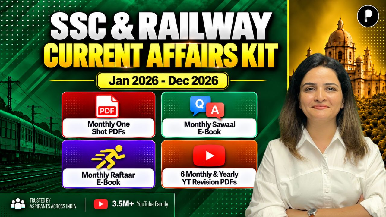 SSC + Railway Current Affairs Kit Jan - Dec 2026