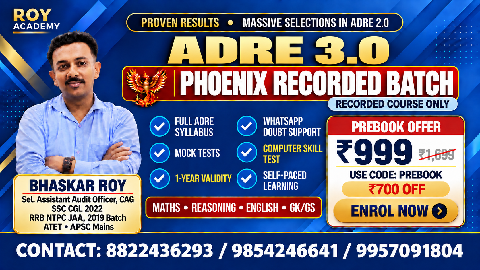 ADRE 3.0 PHOENIX RECORDED COURSE