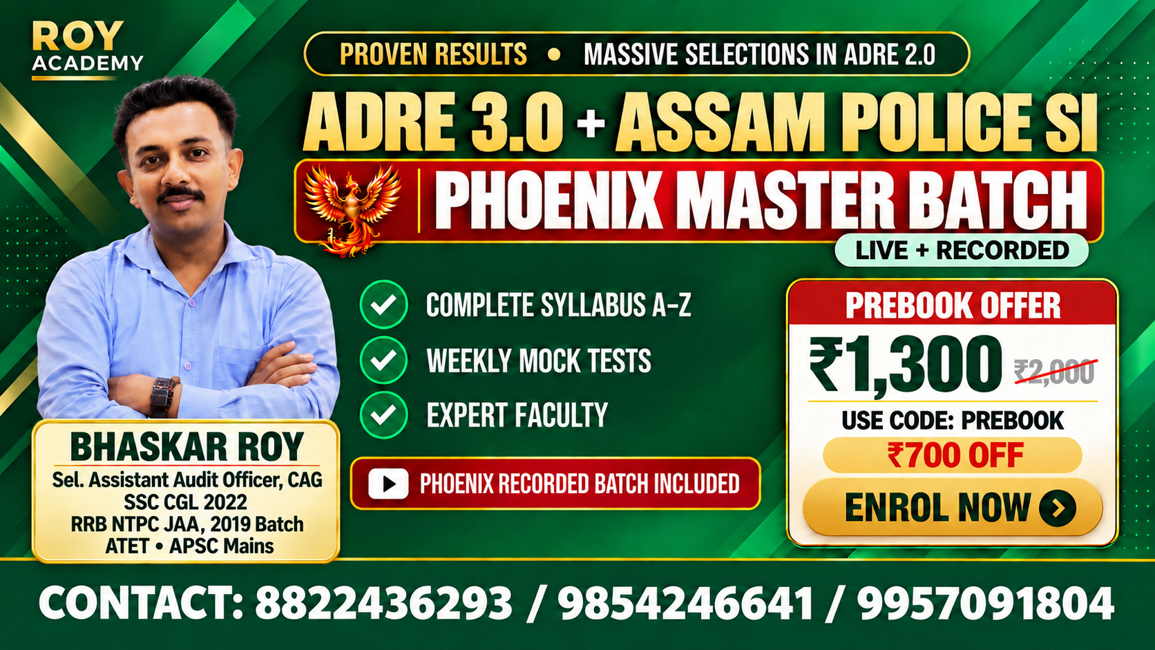 ADRE 3.0 PHOENIX MASTER LIVE+RECORDED COURSE