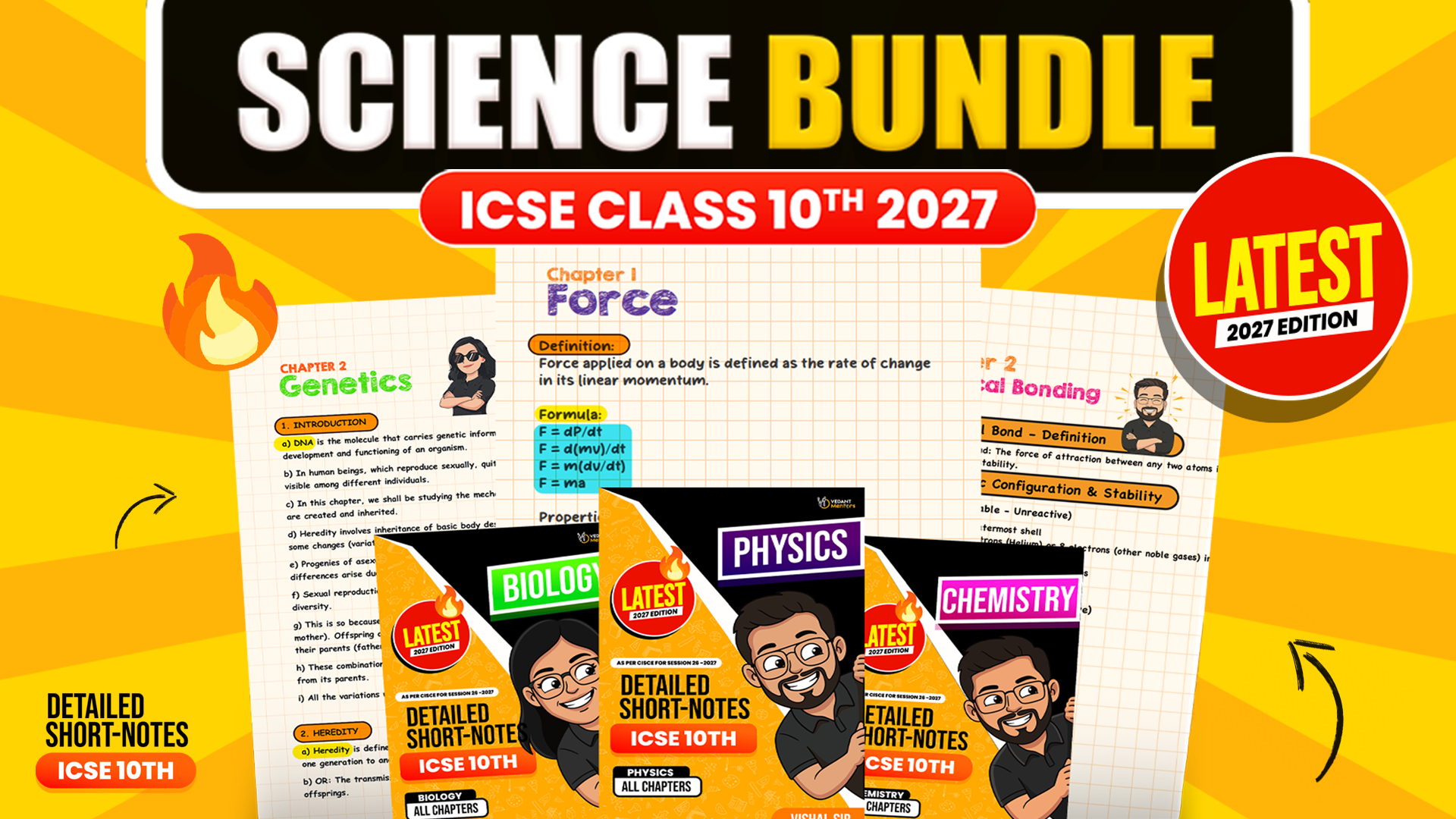 ICSE 10th SCIENCE NOTES BUNDLE