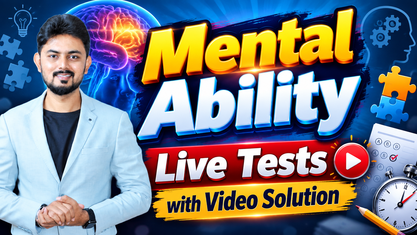 Mental Ability - Live Tests with Video Solution