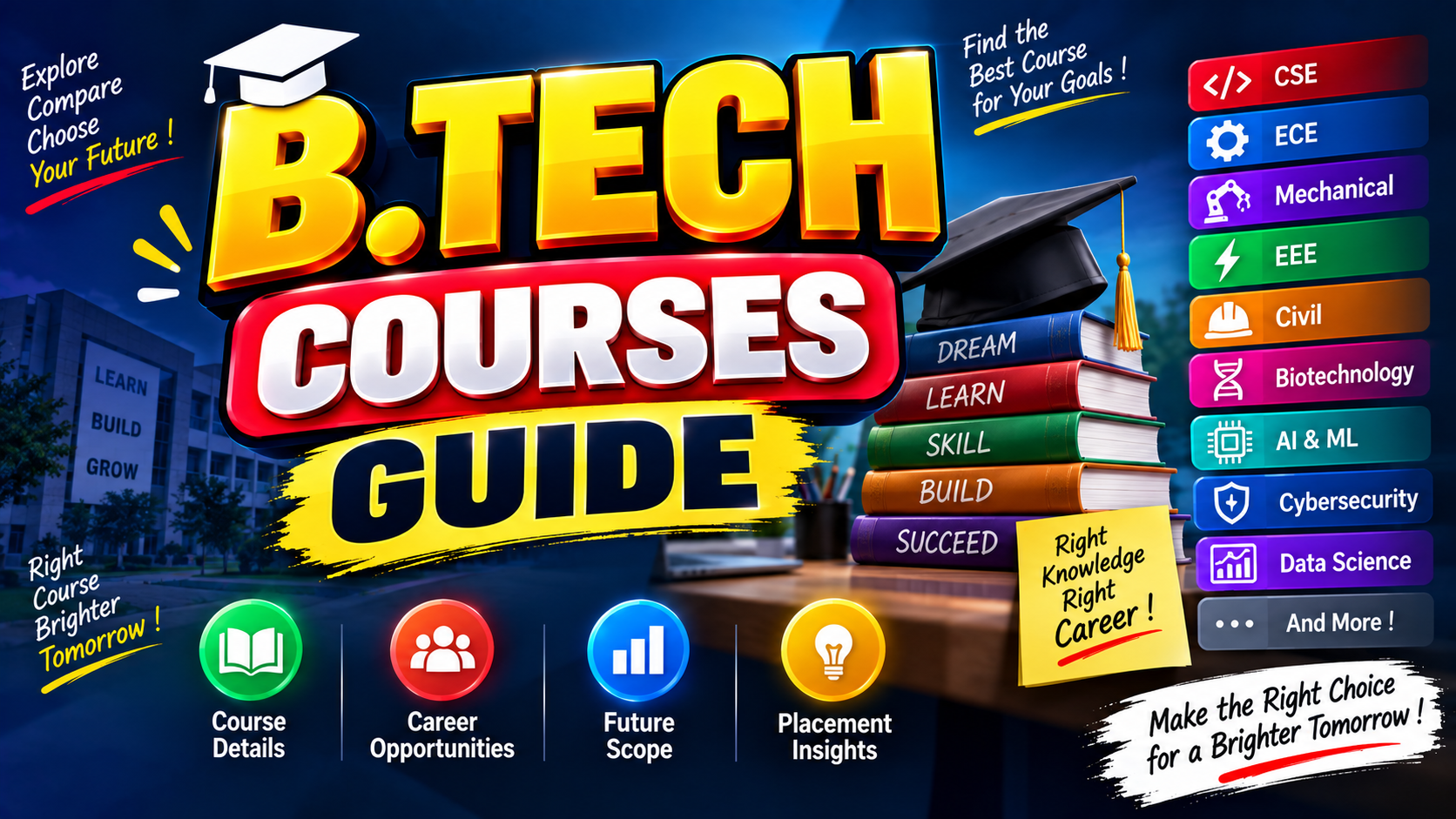 B.Tech Courses Guide 2026 | Engineering Branches, Career Scope, Jobs & Salary