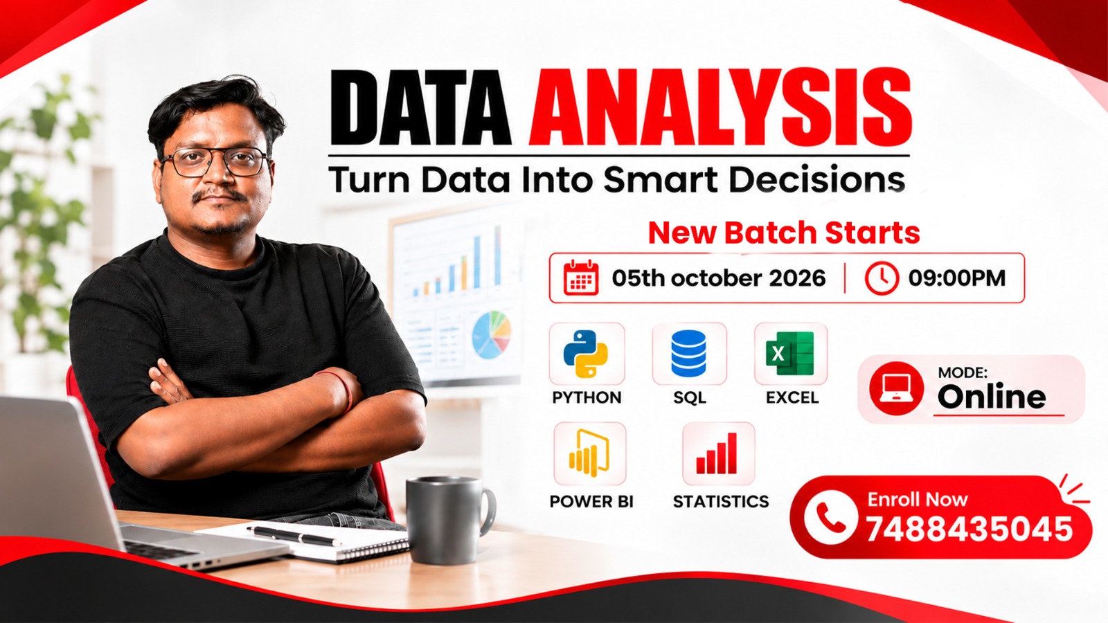 Data Analysis (Live Batch Date:05-oct-26 Time 9:00pm)