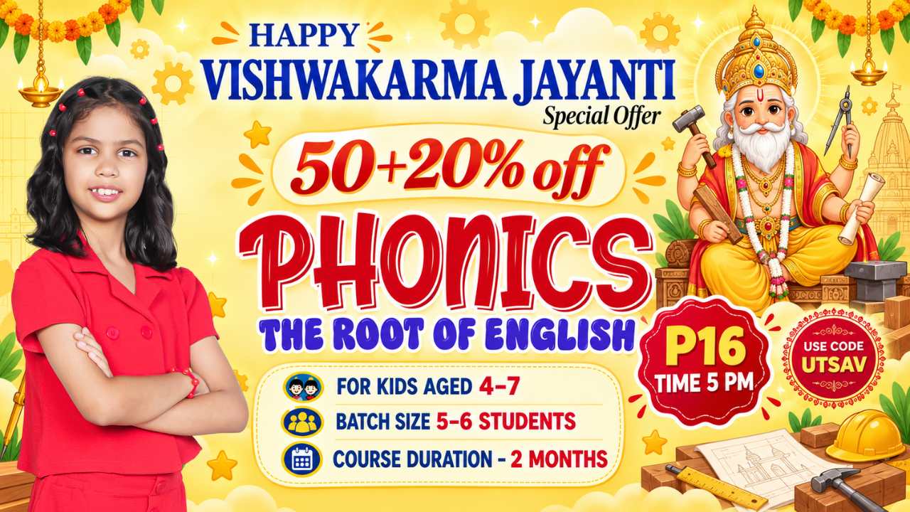  2-Month Phonetics Course on Zoom (P16 = 4-7 Year)
