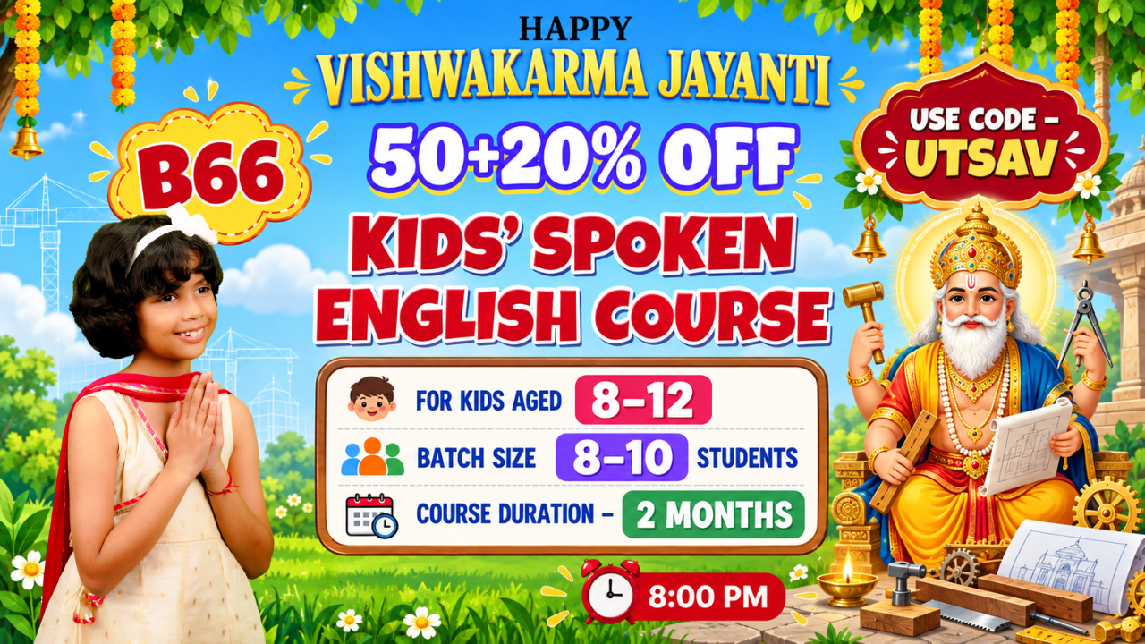 Kids English Pro ~ (B66 = 8-12 Year) 8:00 PM 