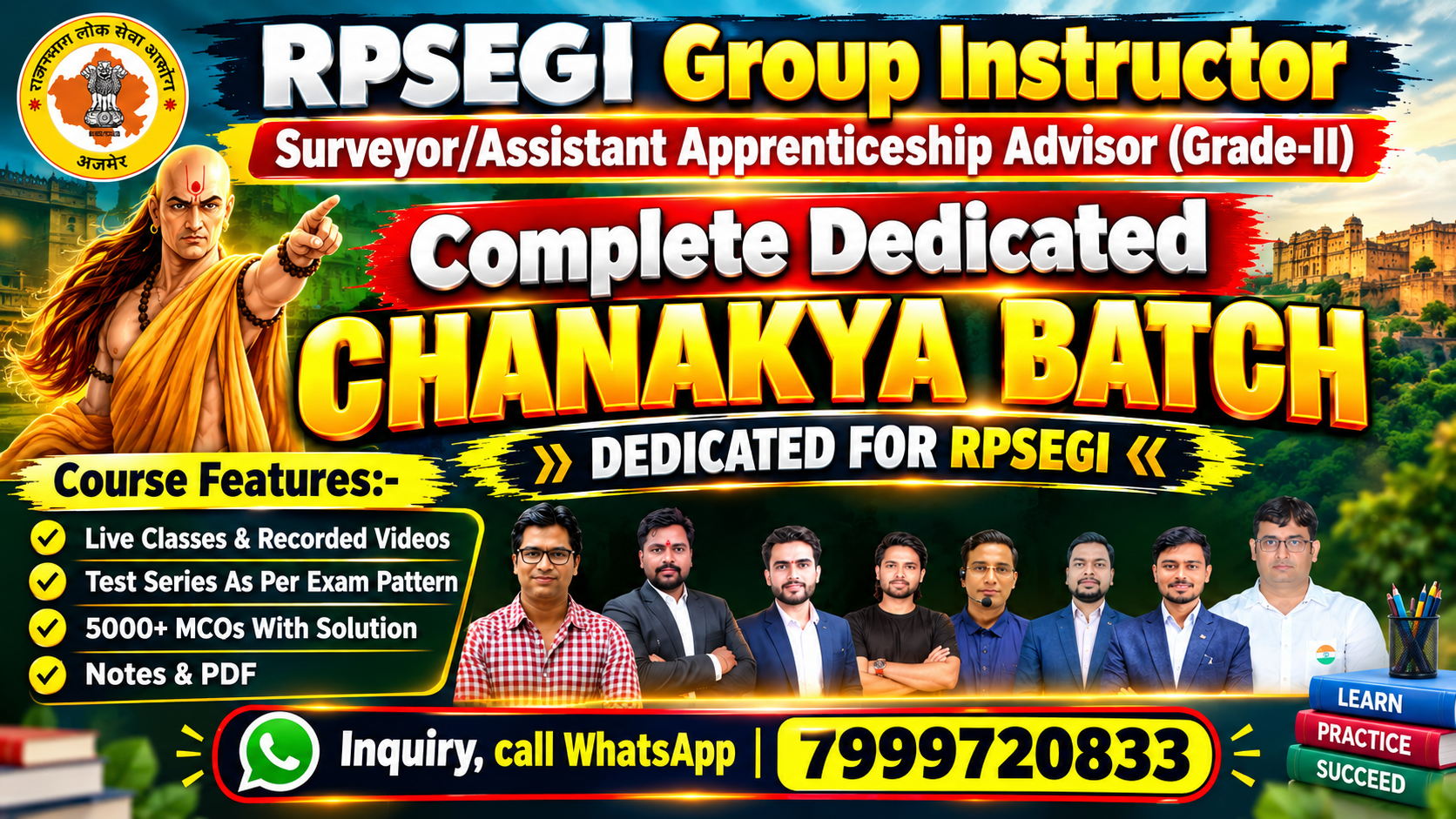 RPSC Group Instructor 2024 complete course