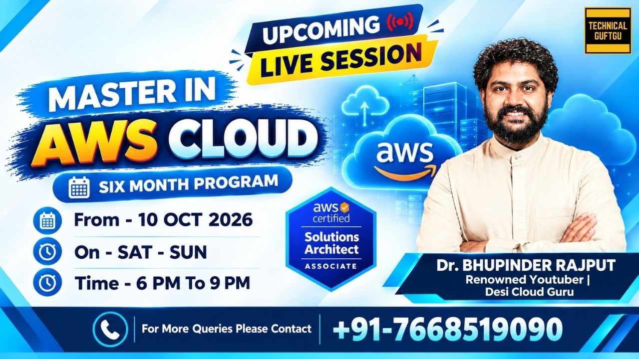 MASTER IN AWS CLOUD 10 OCT 2026