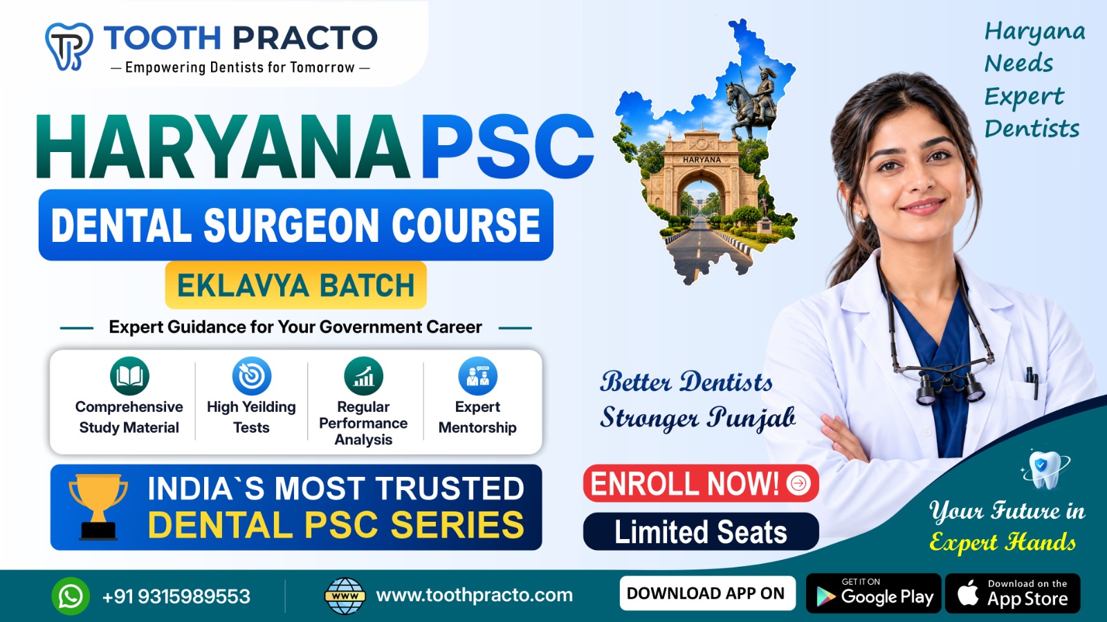 Haryana PSC Dental Surgeon Course (EKLAVYA BATCH)