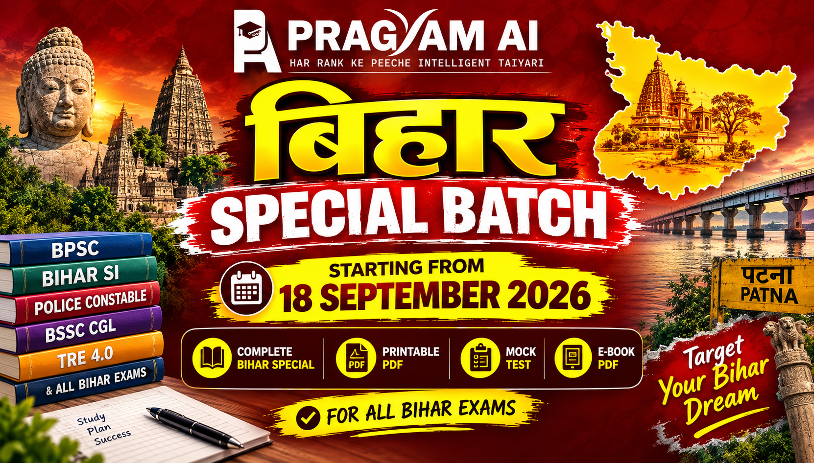 BIHAR SPECIAL 2026 ( 'बिहार दर्शन' बैच )  