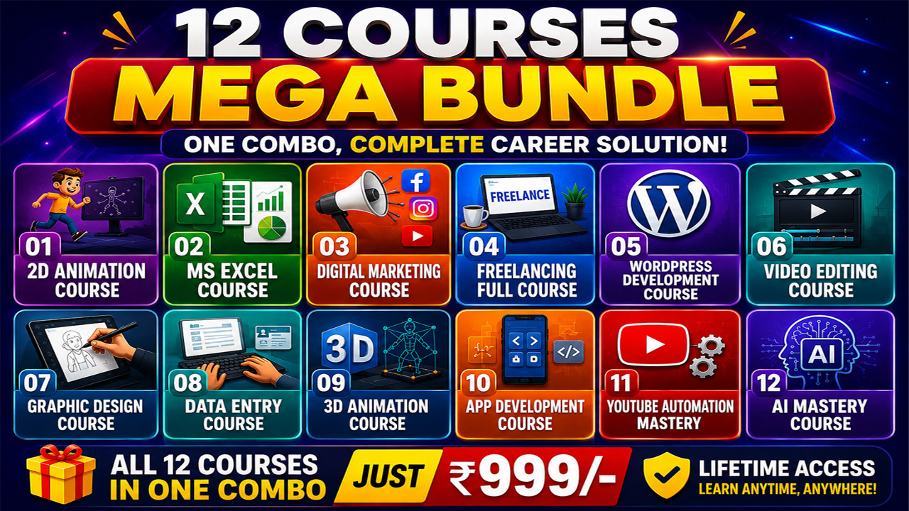 12 High Demanding Professional Courses Mega Bundle 