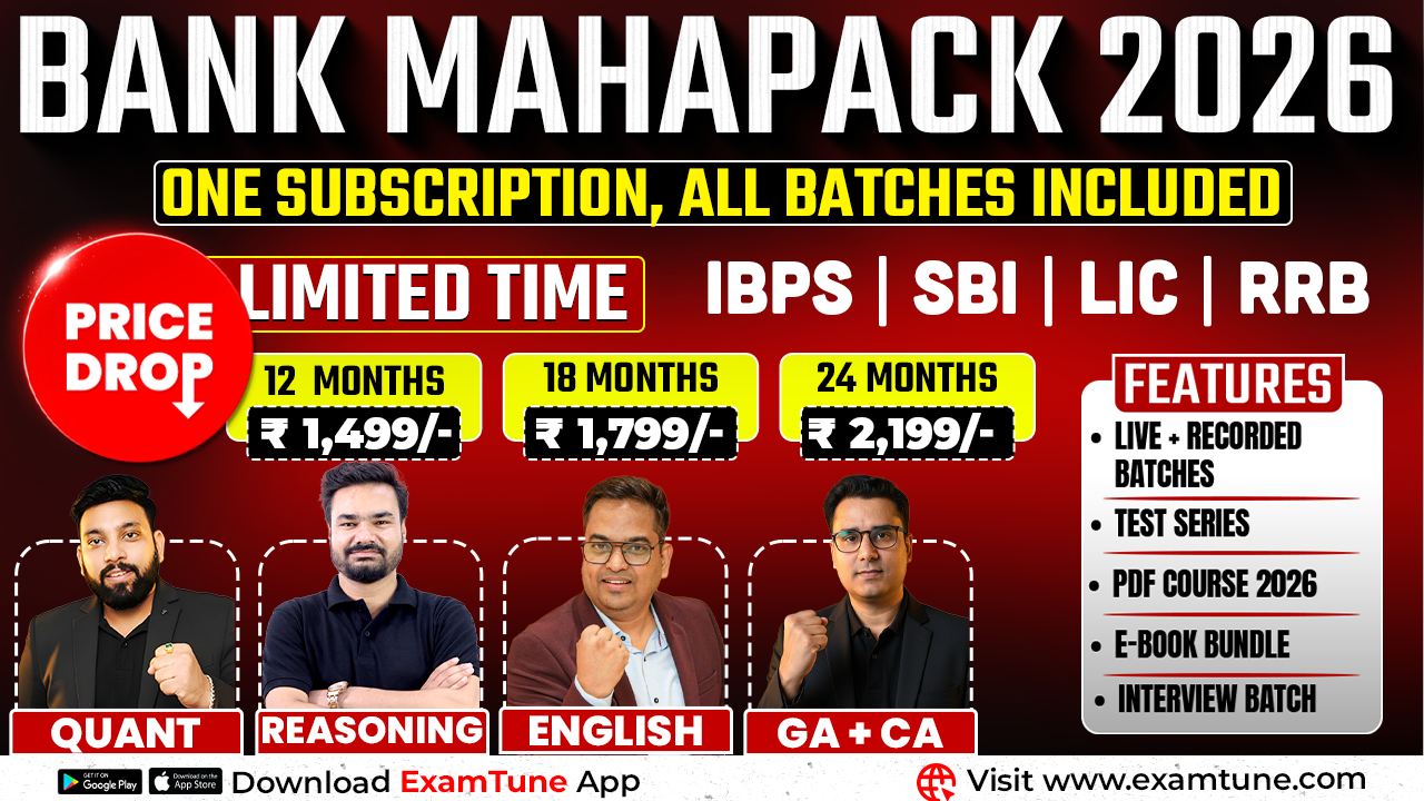 Bank Maha Pack | Complete Subscription for IBPS, RRB & SBI Exams 2026-27