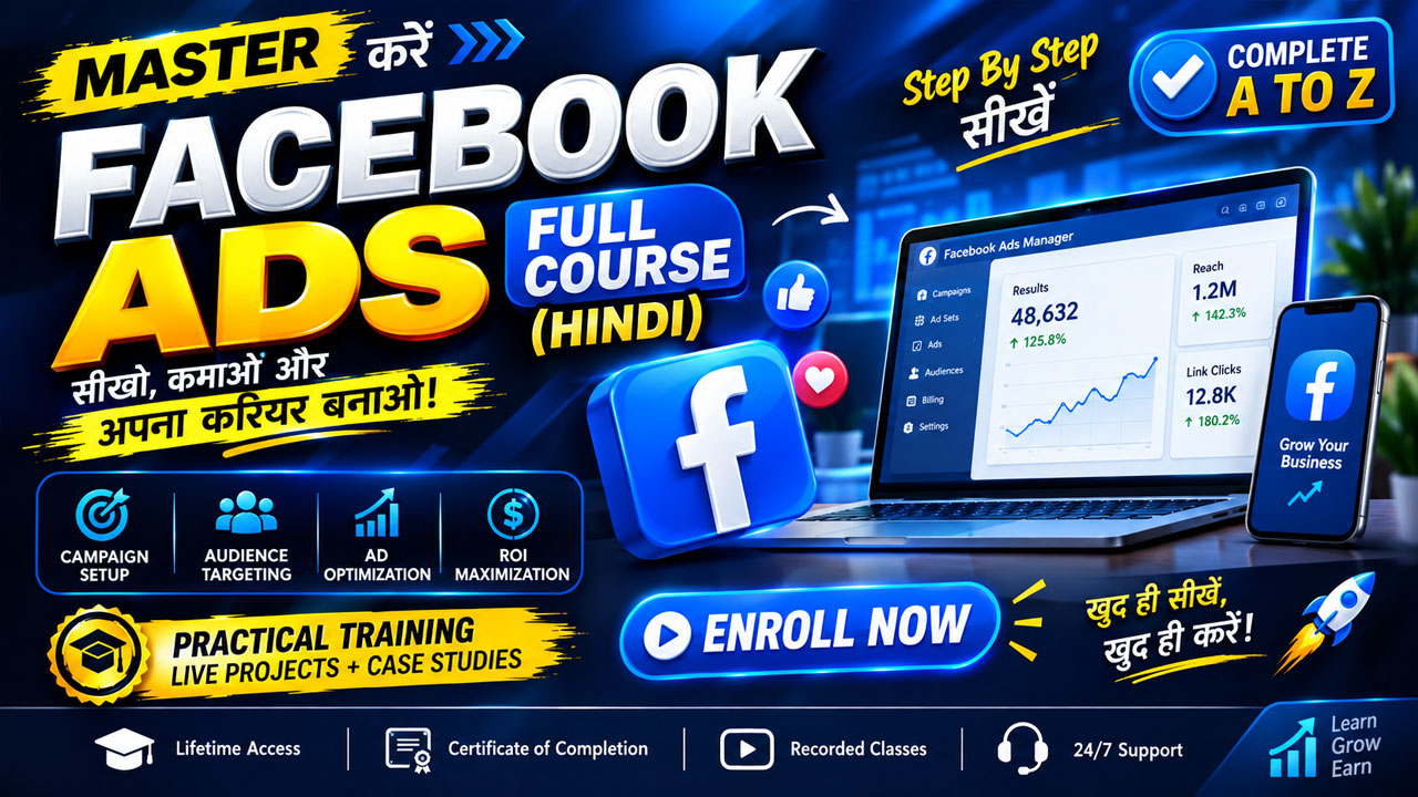 Meta/Facebook Ads Mastery with AI(Hindi)