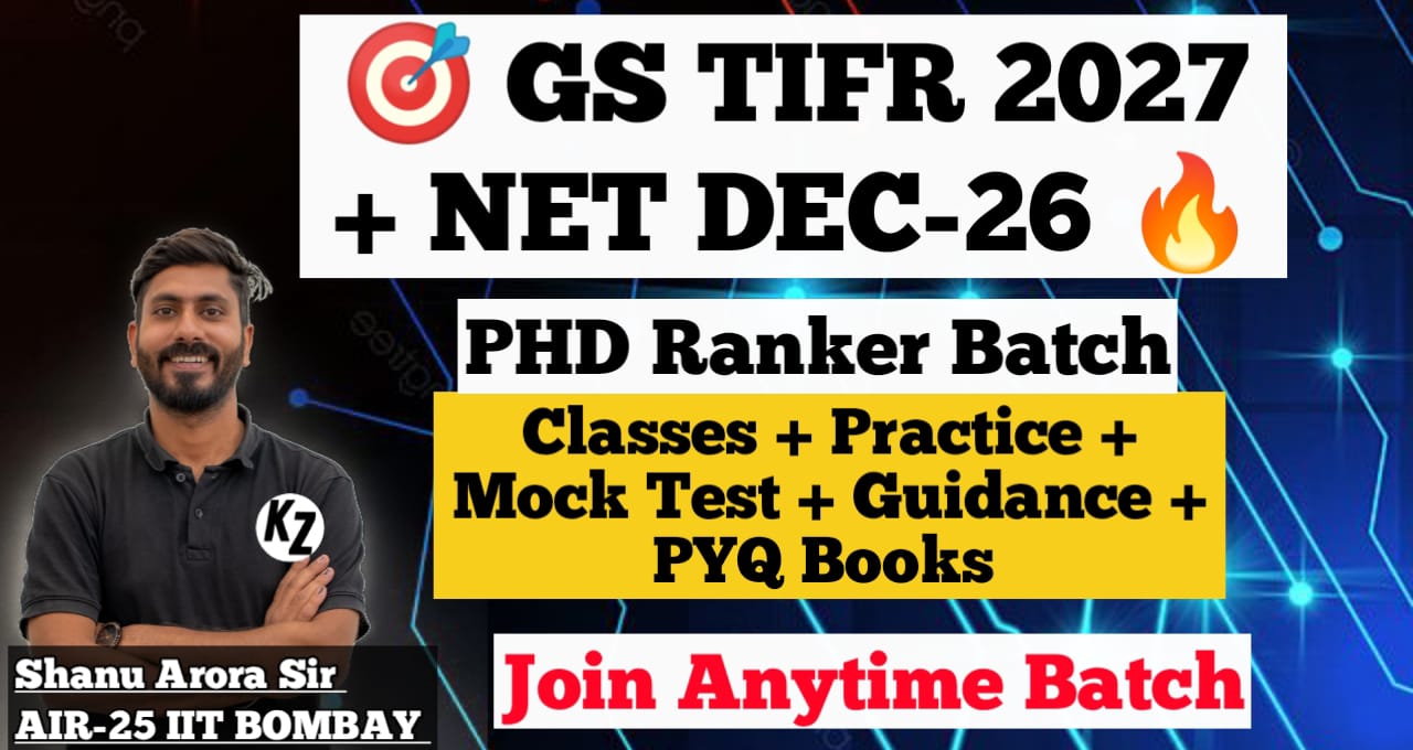 GS TIFR 2027 PHD Ranker Batch ( New SEP batch) 