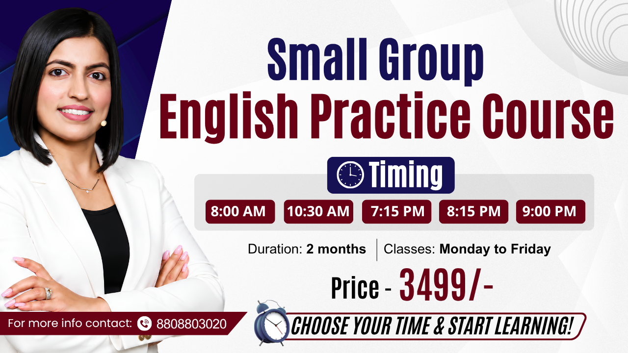 Advanced Spoken English Practice Course – Small Group
