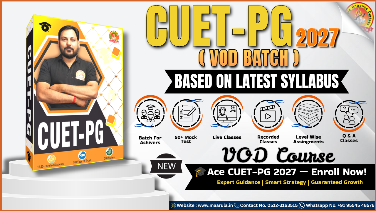 CUET-PG 2027 (VOD COURSE)