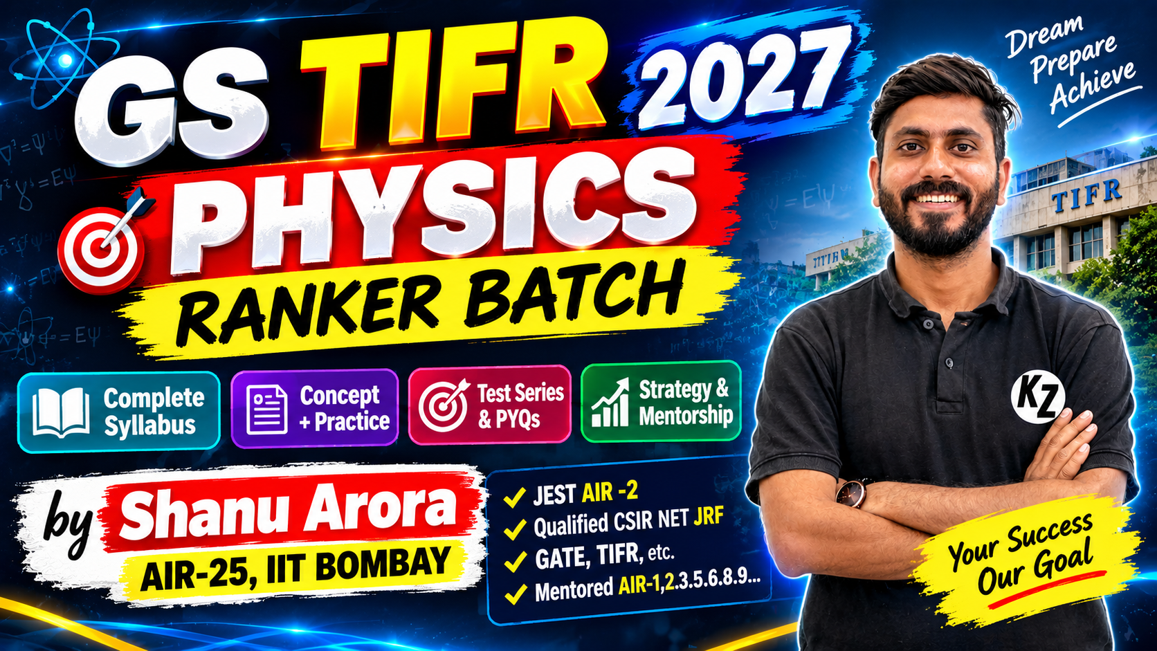 GS TIFR 2027 I-PHD | Ranker Batch ( New SEP batch) 