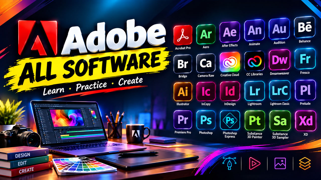 Adobe Creative Cloud All Softwre 2026-27