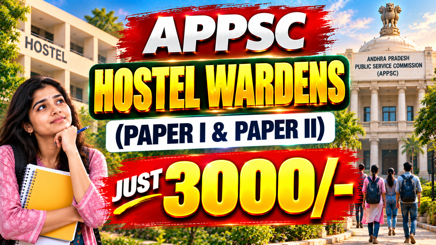 HOSTEL WARDENS (PAPER 1 & PAPER 2)
