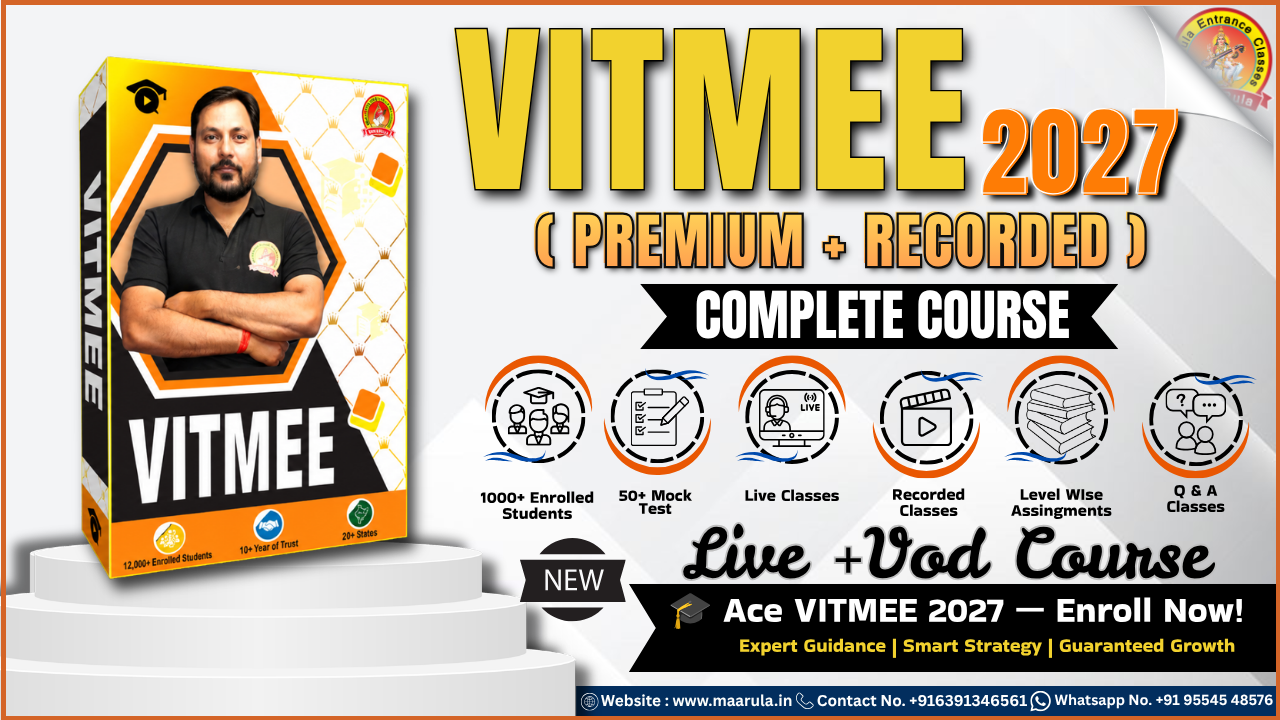 VITMEE- 2027 ( Live + Recorded ) Premium course