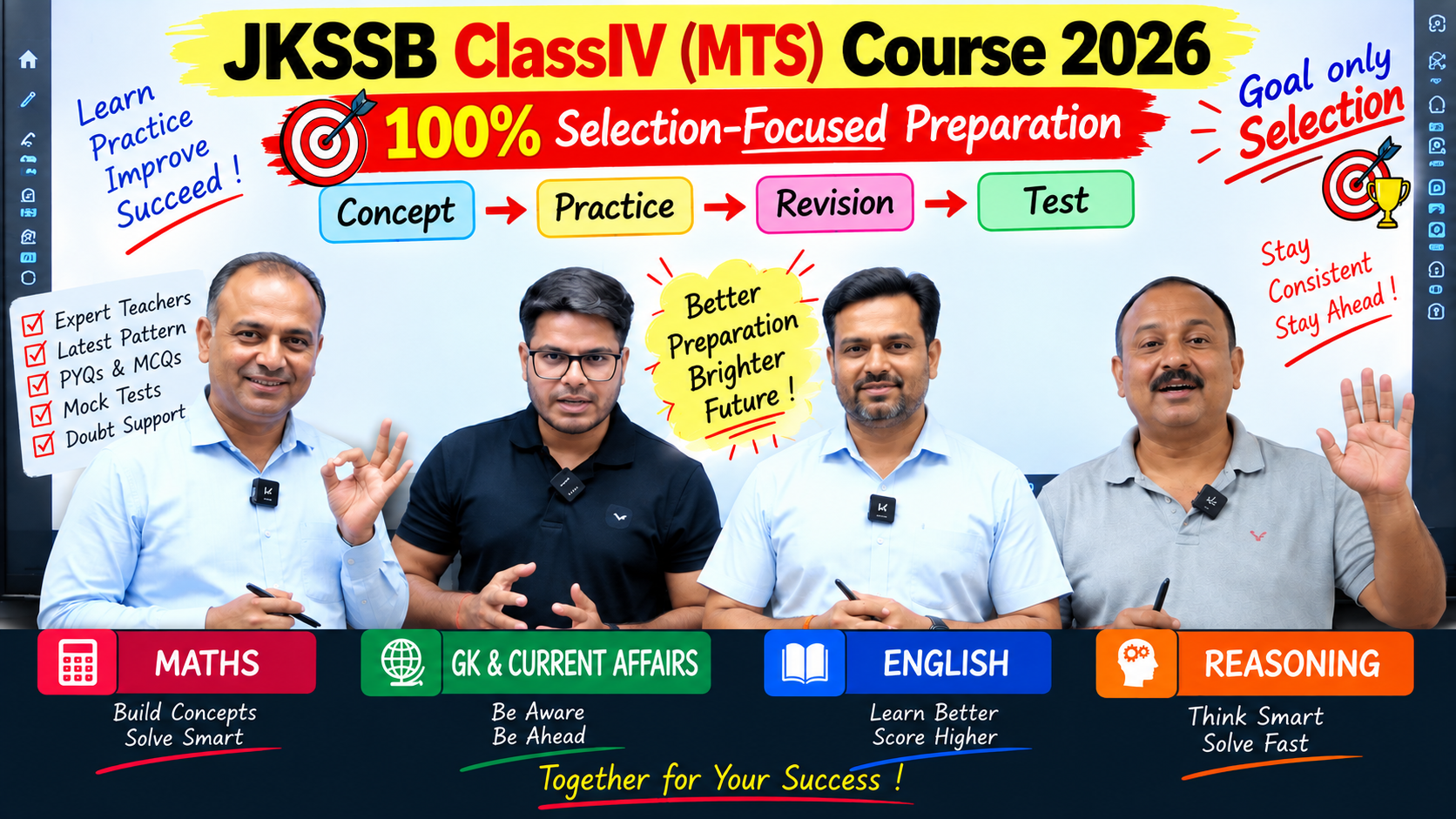 JKSSB Class-IV (MTS) 2026 | Selection Batch