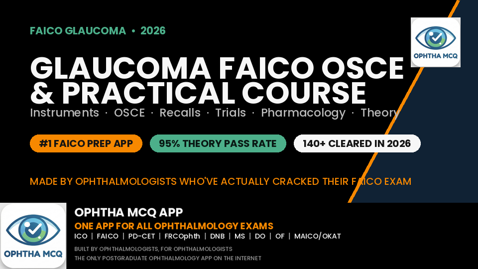 Glaucoma FAICO OSCE and Practical Course