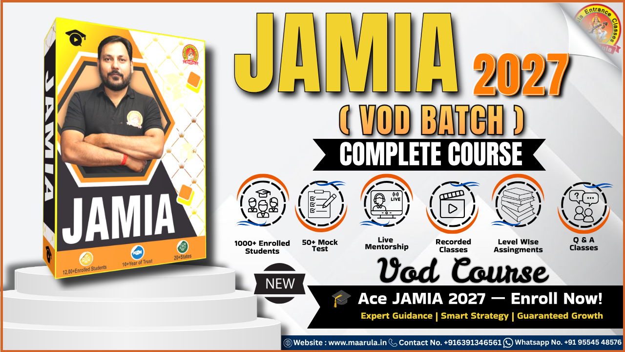JAMIA-2027 VOD COURSE