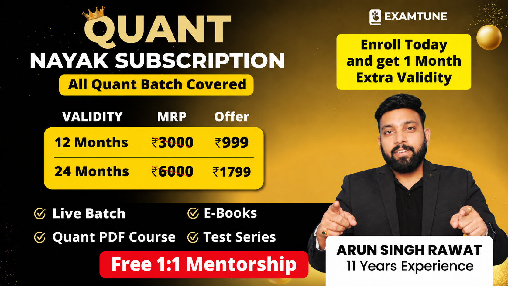 Complete Quant Nayak Subscription For All Banking & Insurance Exams 2026-27