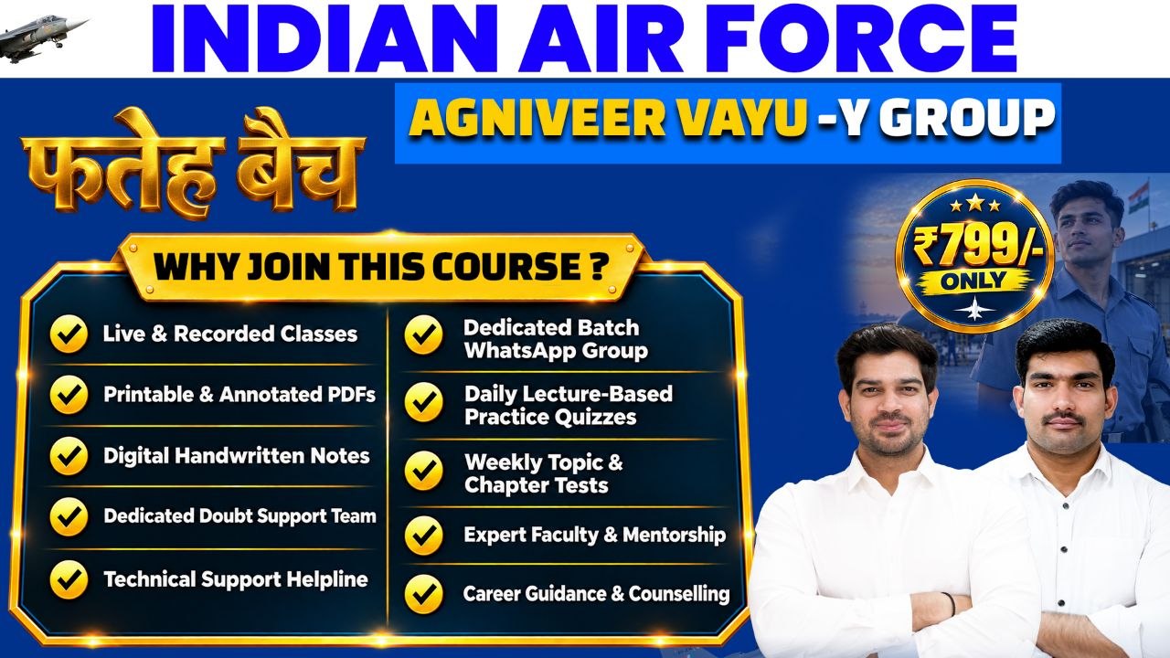 (फ़तेह Series) Air Force 01/2028 Y Group Batch