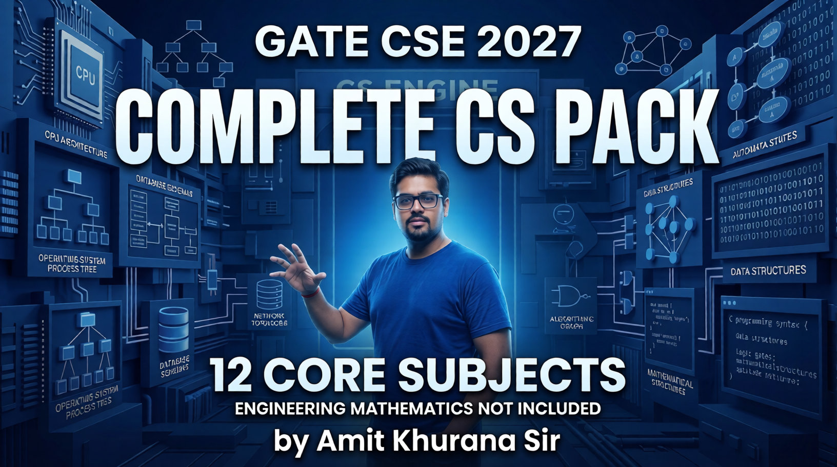 Complete CS Pack for GATE CSE 2027 by Amit Khurana Sir | 🔊 Hinglish