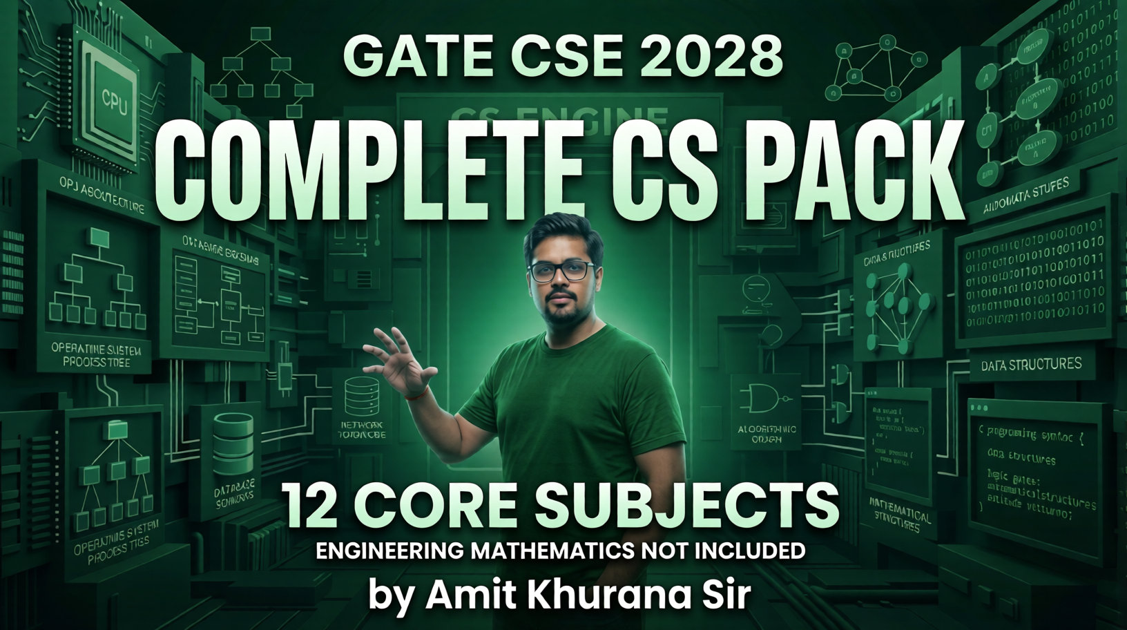 Complete CS Pack for GATE CSE 2028 by Amit Khurana Sir | 🔊 Hinglish