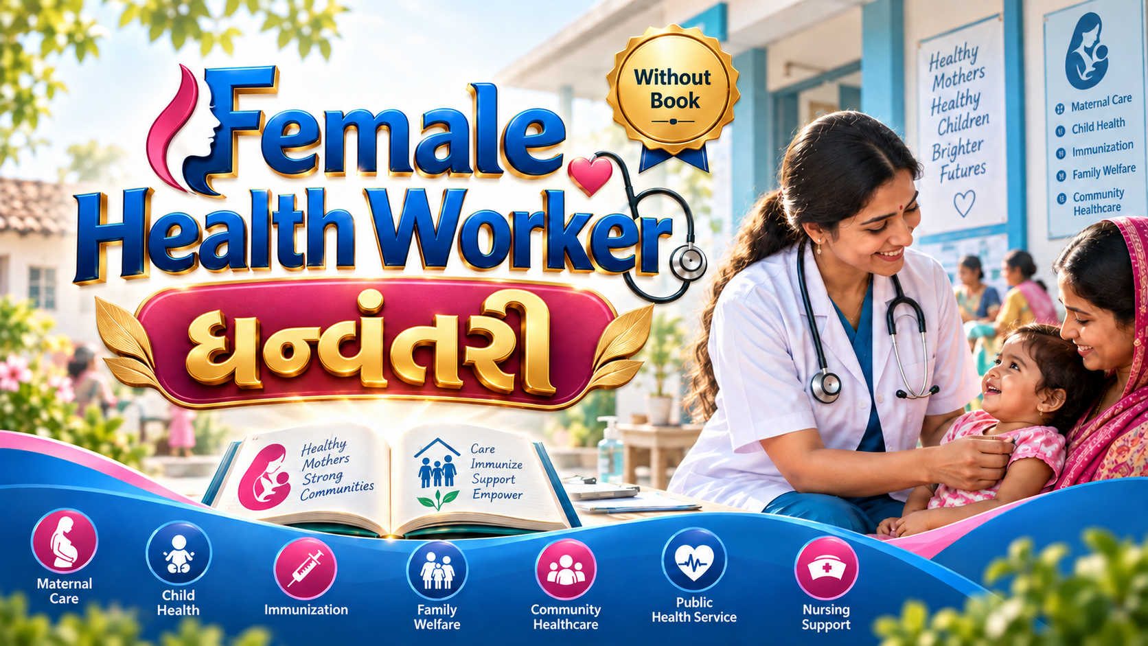 Female Health Worker ધન્વંતરી Batch (Without Book)