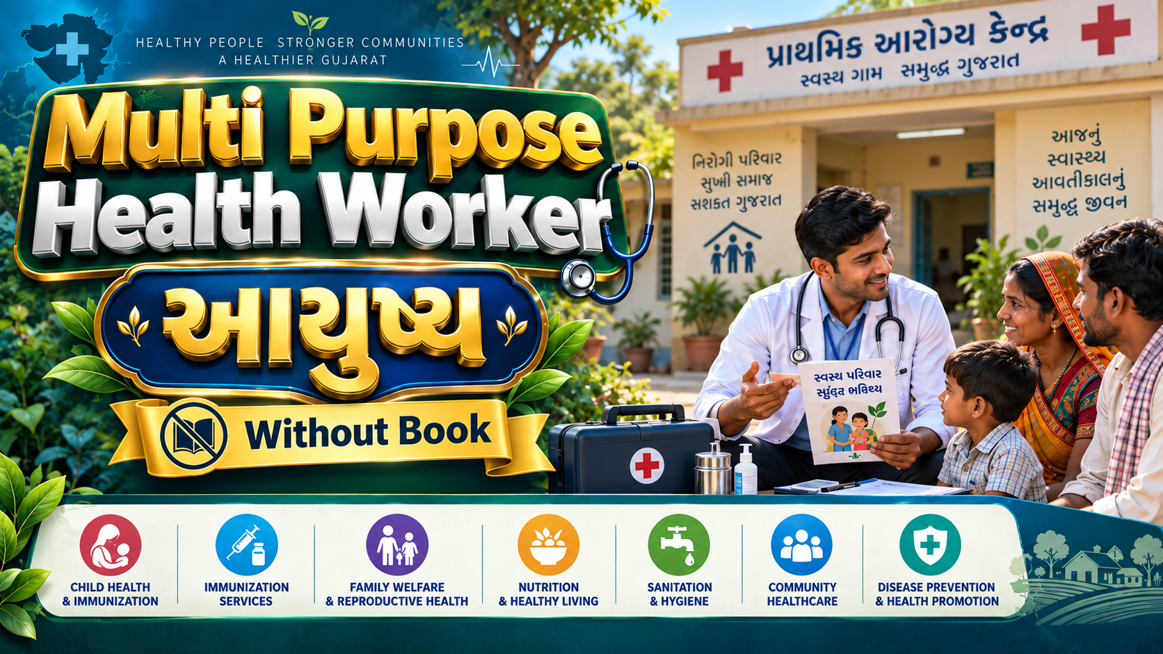 Multi Purpuse Health Worker આયુષ્ય Batch (Without Book)