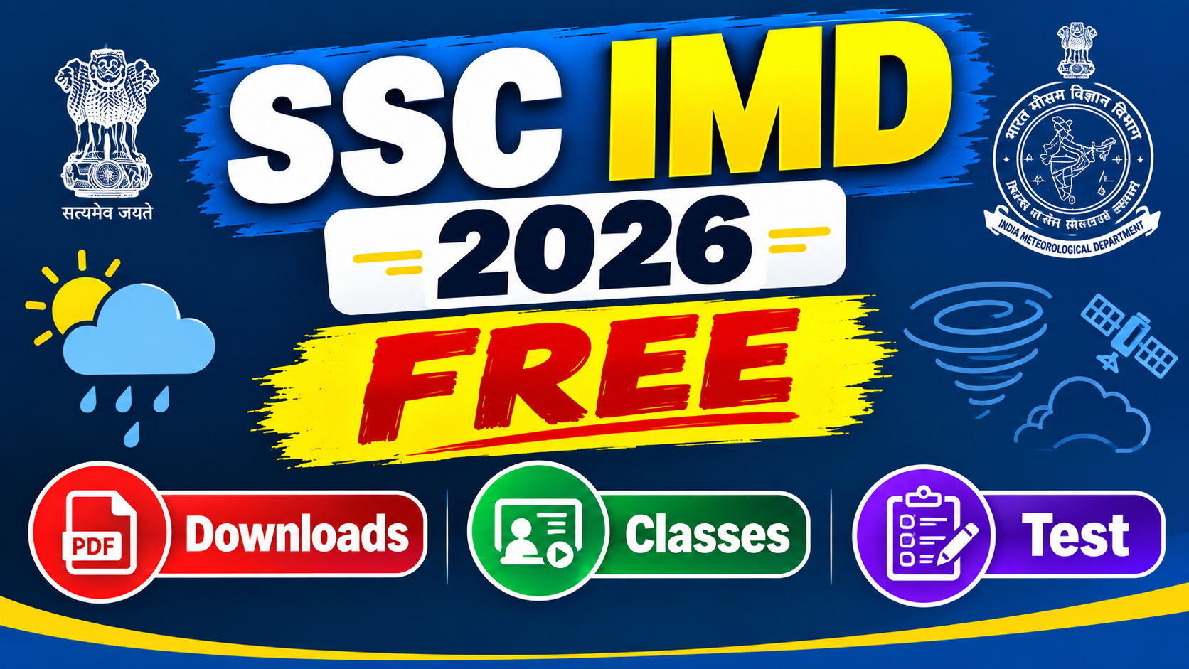SSC IMD : FREE Downloads, Class & Test 