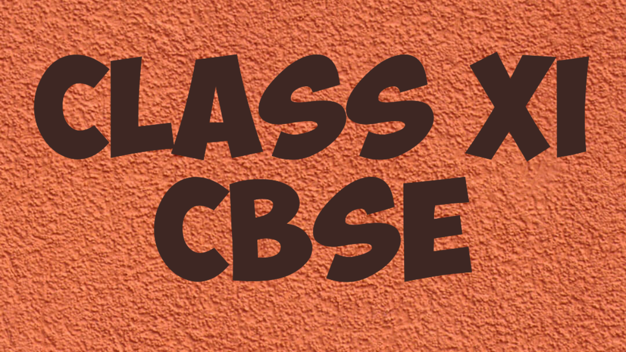 Class XI complete chapters 