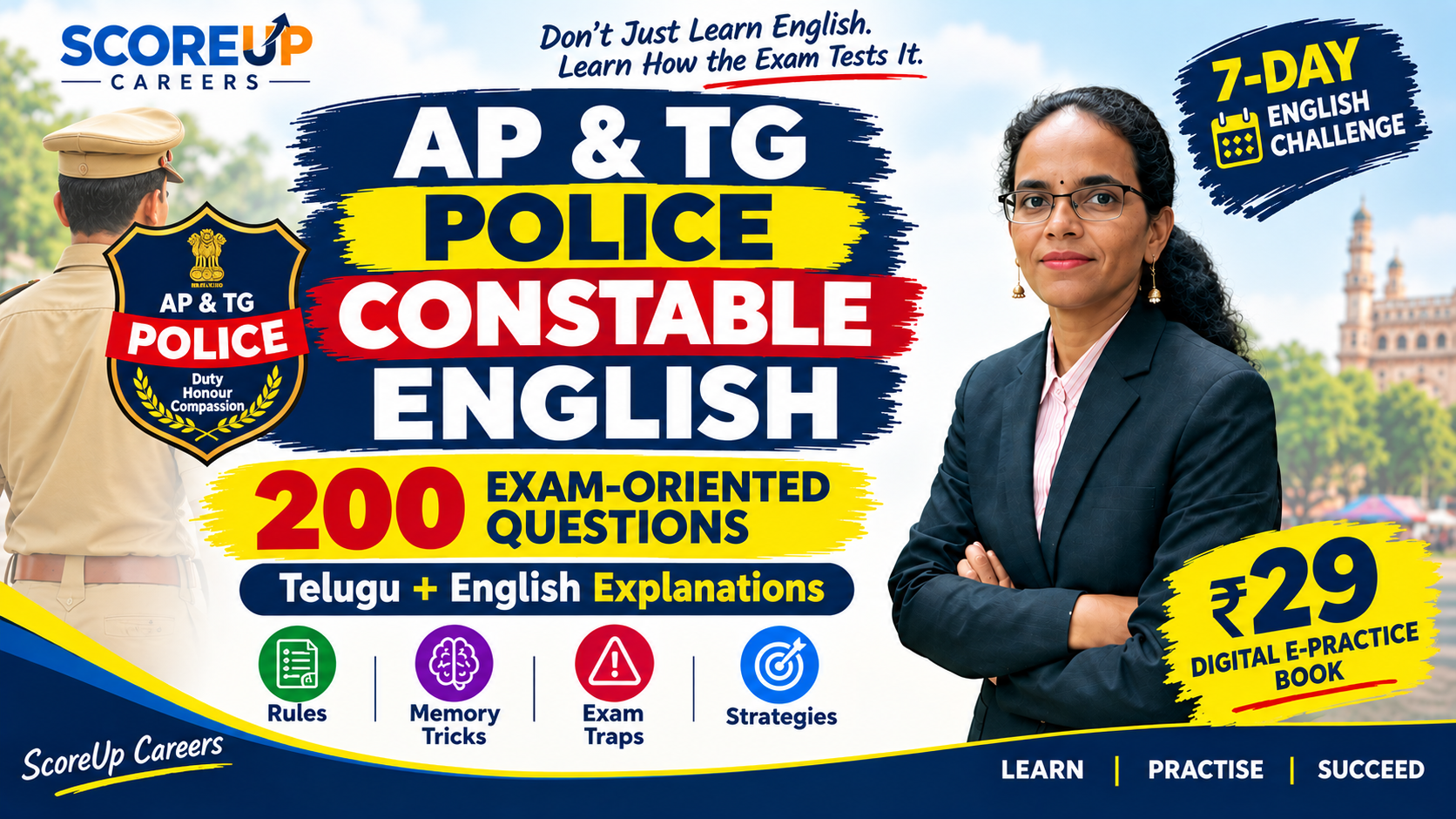 TG & AP_Police Constable - English Practice Book