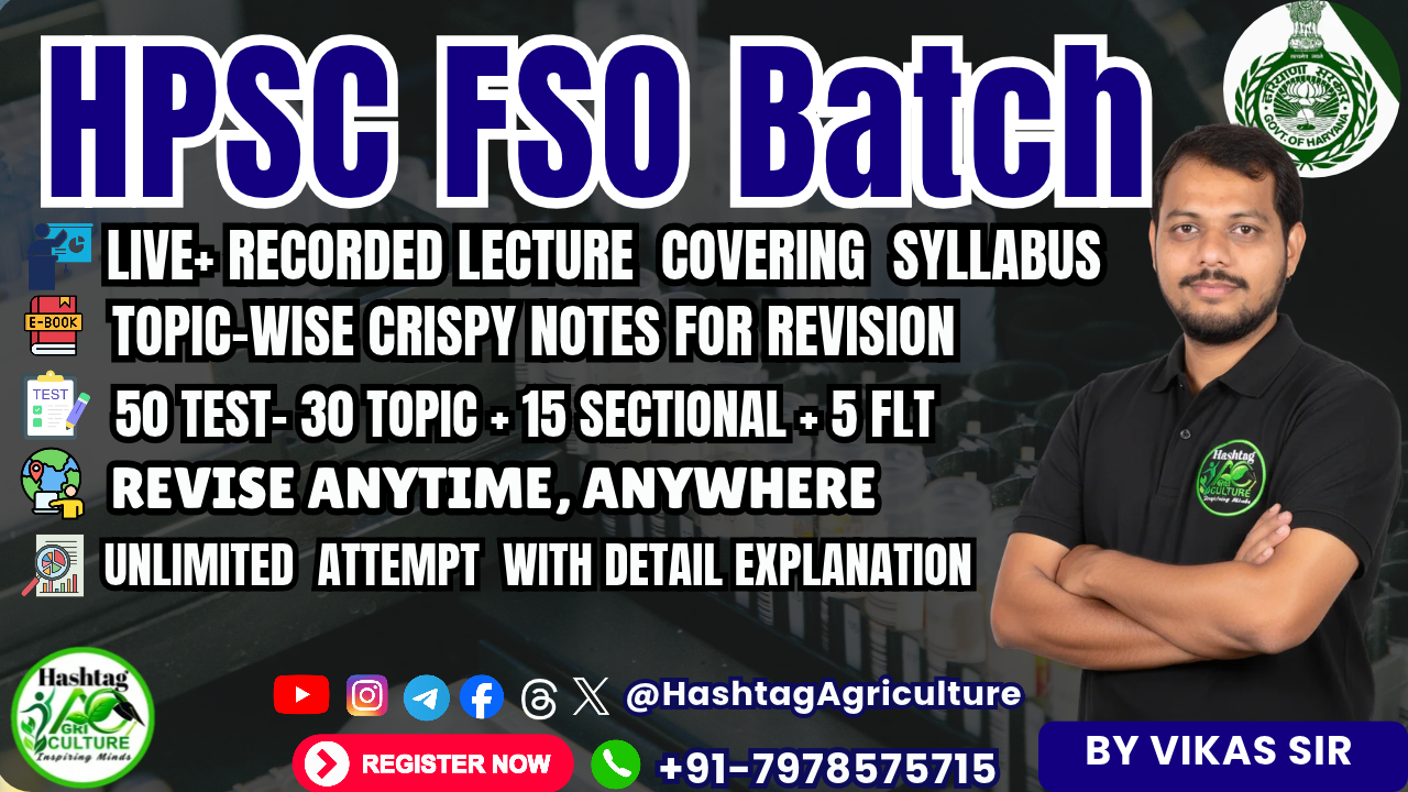 HPSC(Haryana) FSO Batch