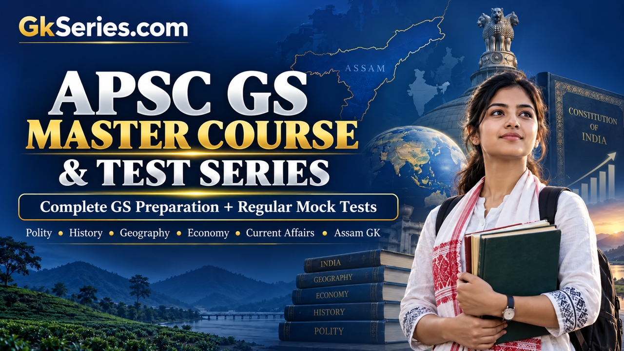 APSC GS MASTER COURSE & TEST SERIES