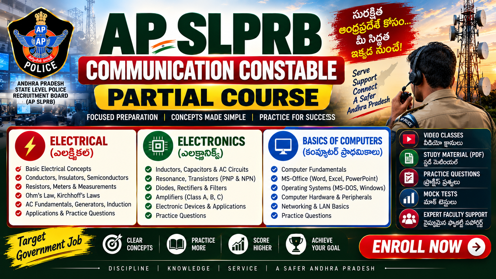 AP SLPRB  Communication Constable (Partial Course)