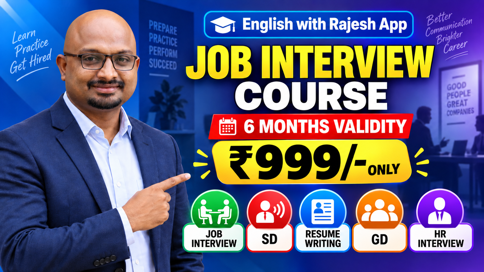జాబ్ ఇంటర్ కోర్స్ Job Interview - SD - Resume Writing - GD  - HR interview