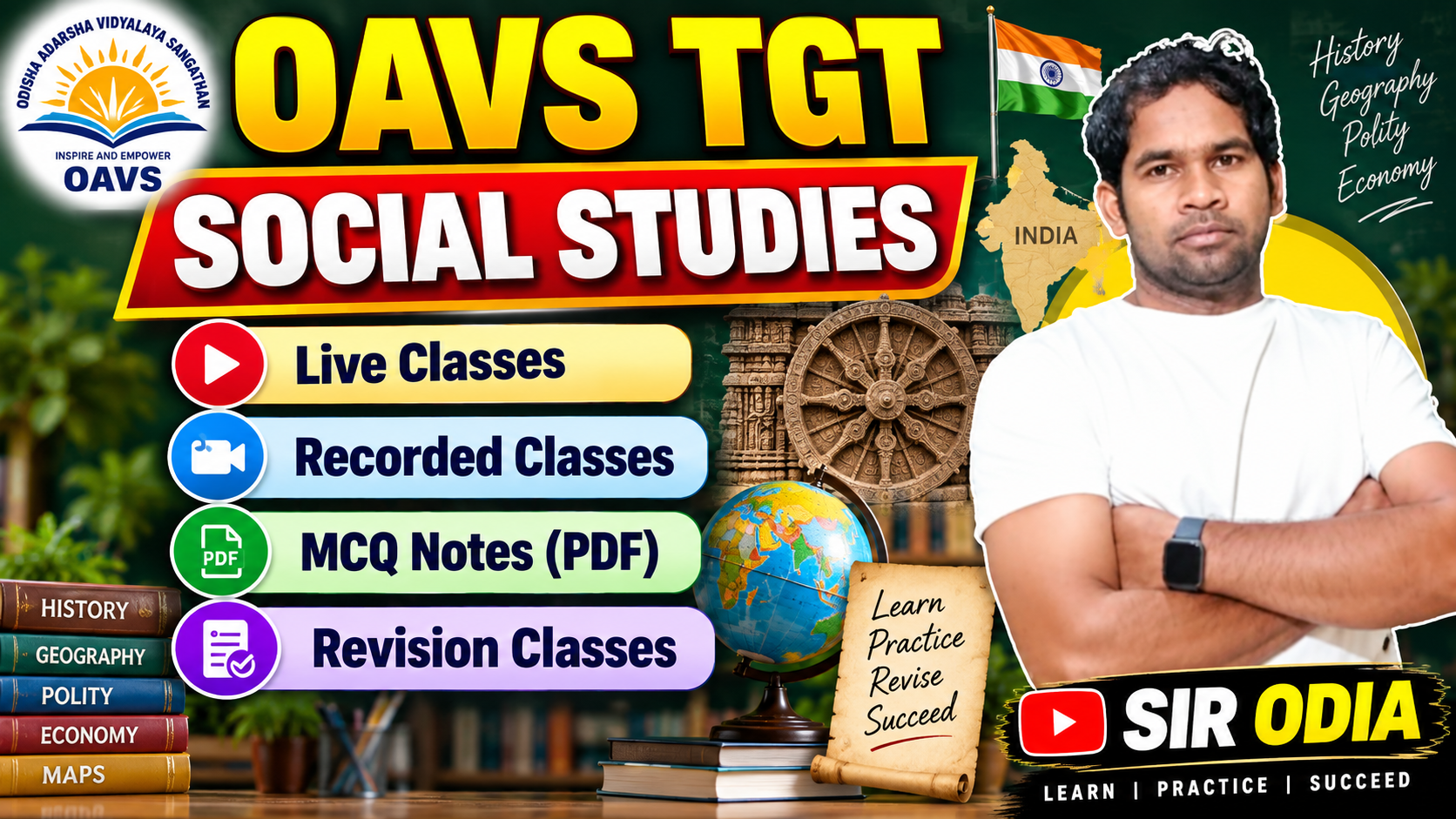 OAVS TGT SOCIAL STUDIES : 2026