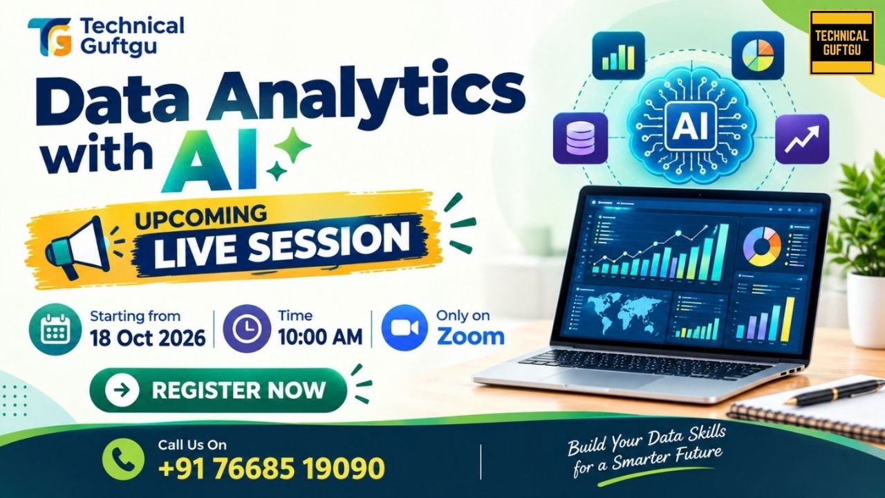 DATA ANALYTICS WITH AI 18 OCT 2026