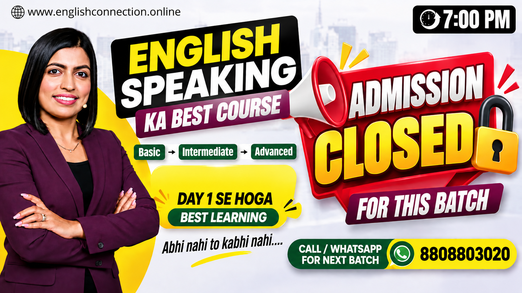 Live Speaking in 3 Months - New Batch 2026 - L8 