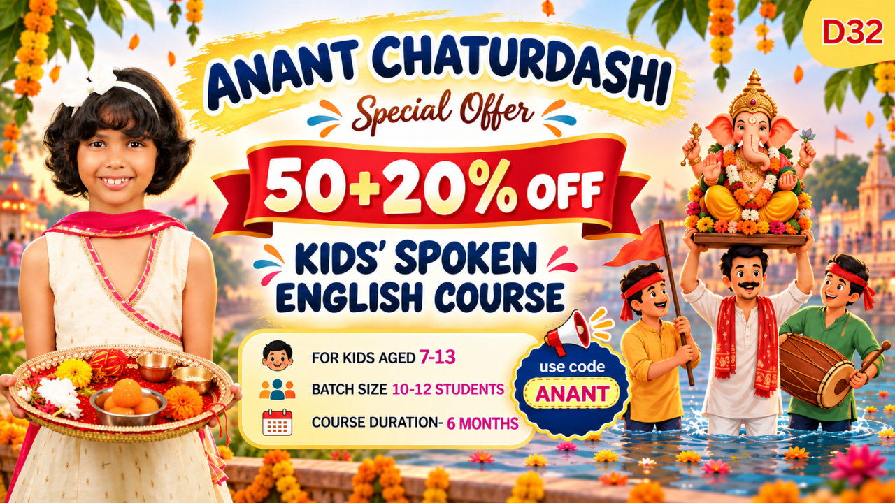 Kids English Mastery ~ (D32: Age 8-12) ~ 6-Month Program