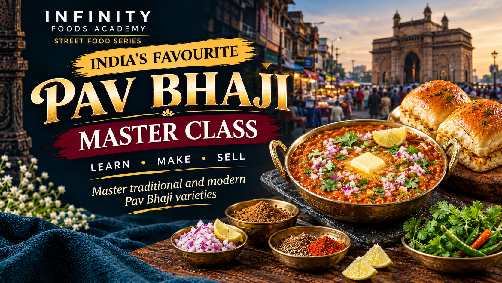 PAV BHAJI MASTERCLASS
