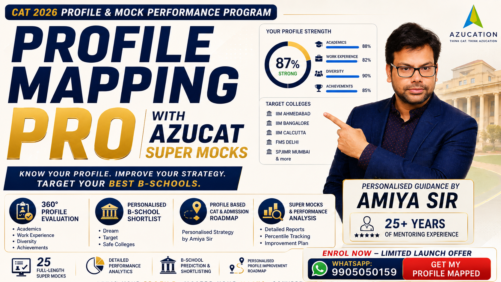 PROFILE MAPPING PRO - Form Filling Guidance to Mocks Strategy CAT 2026