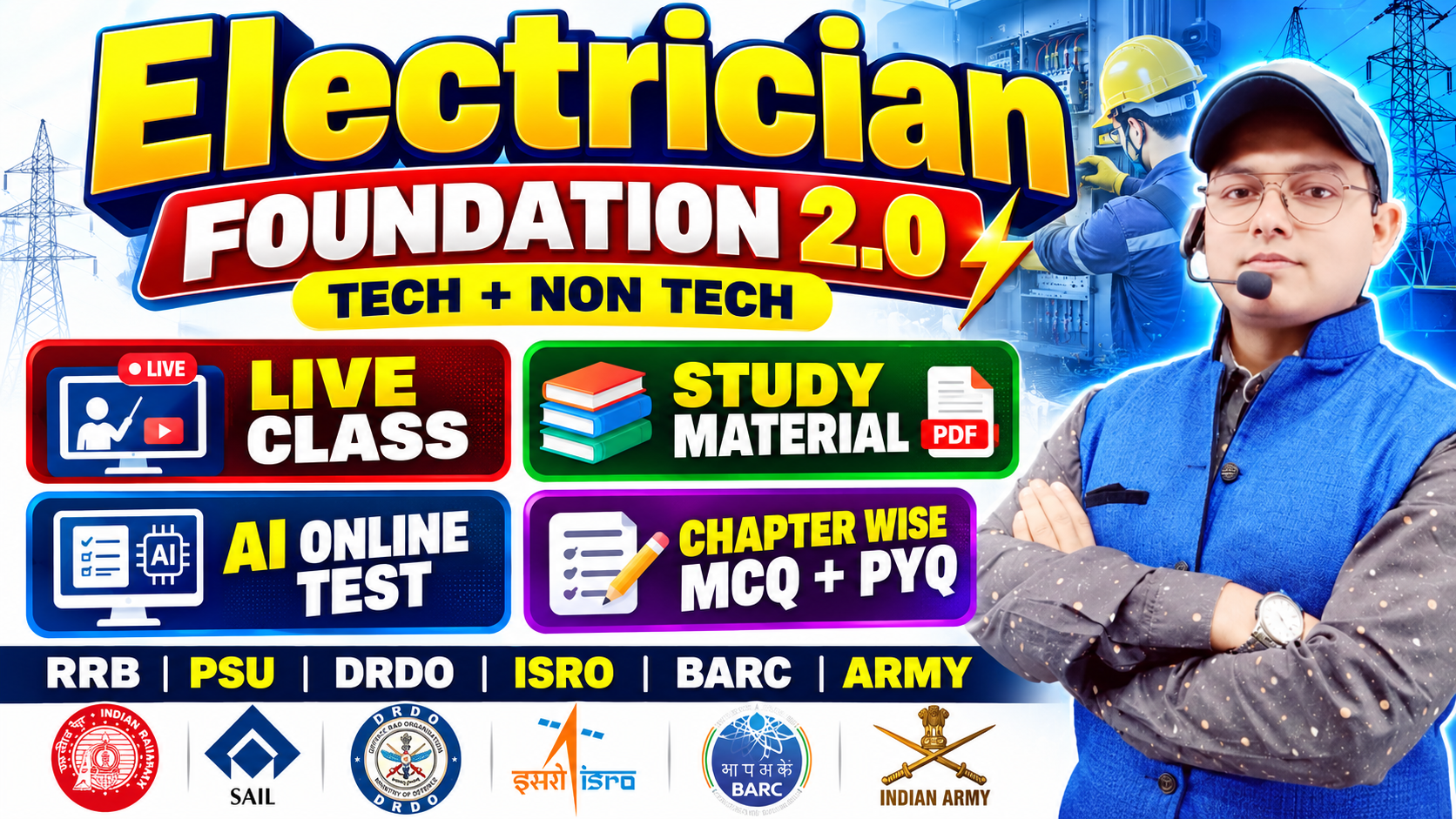 Electrician Foundation ( Tech + Non Tech ) 2.0