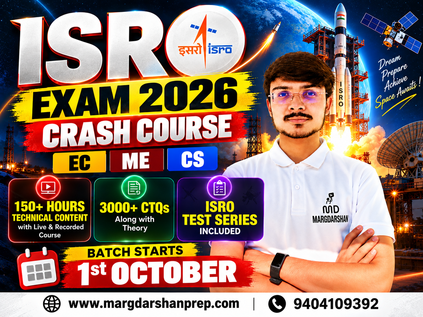 ISRO Exam 2026 Crash Course