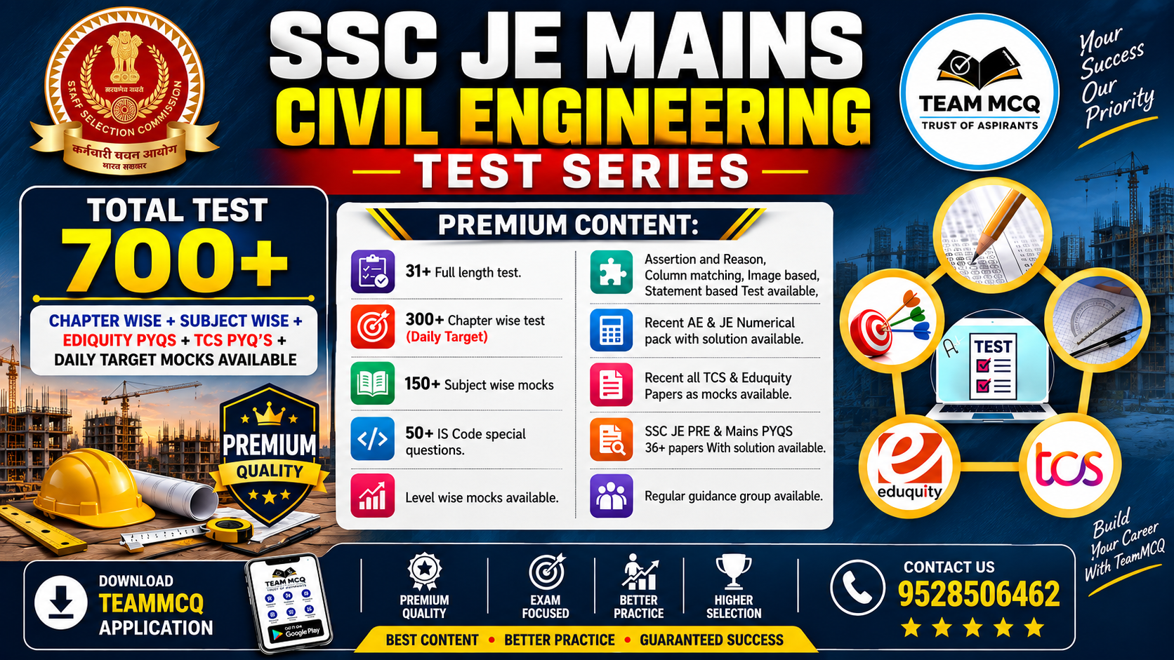 SSC JE MAINS + DAILY TARGET CIVIL 2026 TEST SERIES